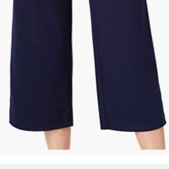 Maison Jules Pull On Tie Waist Cropped Pants - Picture 3 of 4